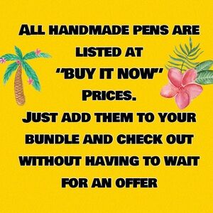 Handmade Pens
